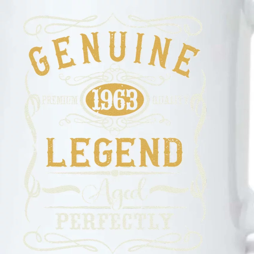 Genuine Legend 1963 60 Year Old 60th Birthday & Women Black Color Changing Mug