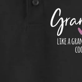 Granny Like A Grandma Only Cooler Heart MotherS Day Granny Dry Zone Grid Performance Polo