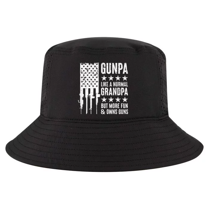 Gunpa Like A Normal Grandpa But More Fun & Owns Guns Cool Comfort Performance Bucket Hat