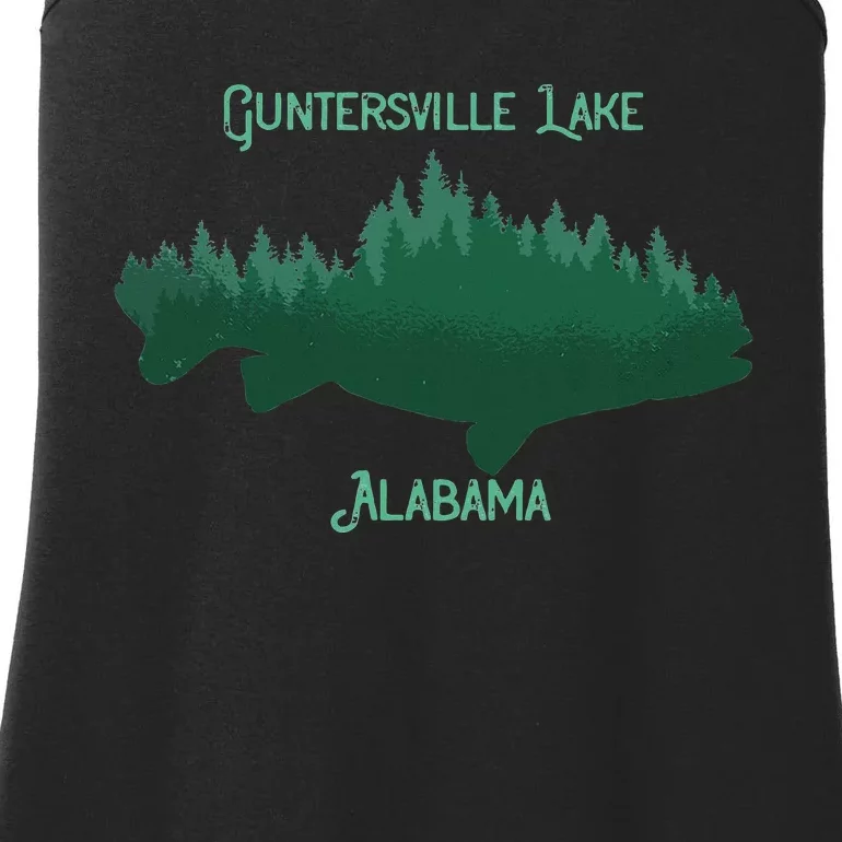 Guntersville Lake Alabama Souvenir Ladies Essential Tank