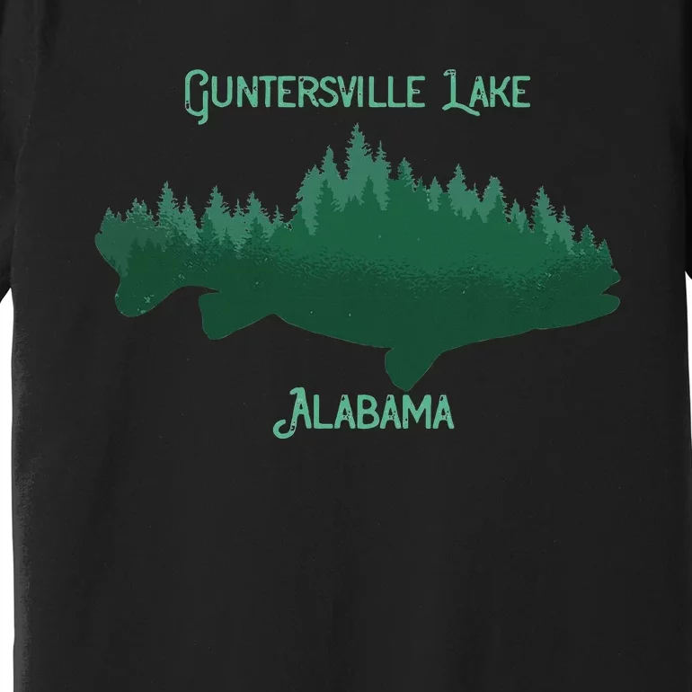 Guntersville Lake Alabama Souvenir Premium T-Shirt