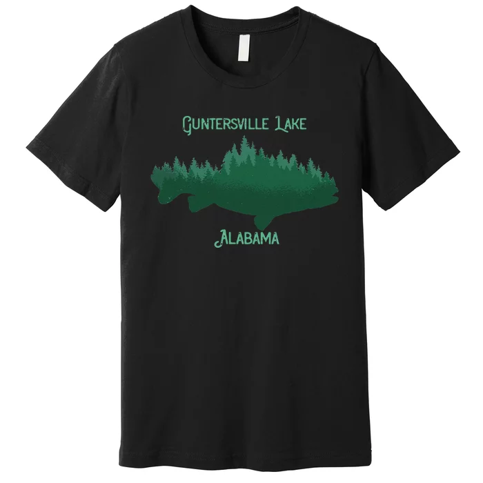 Guntersville Lake Alabama Souvenir Premium T-Shirt