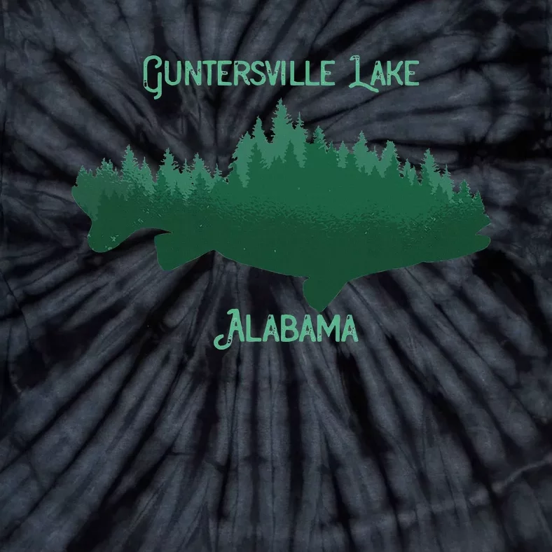 Guntersville Lake Alabama Souvenir Tie-Dye T-Shirt