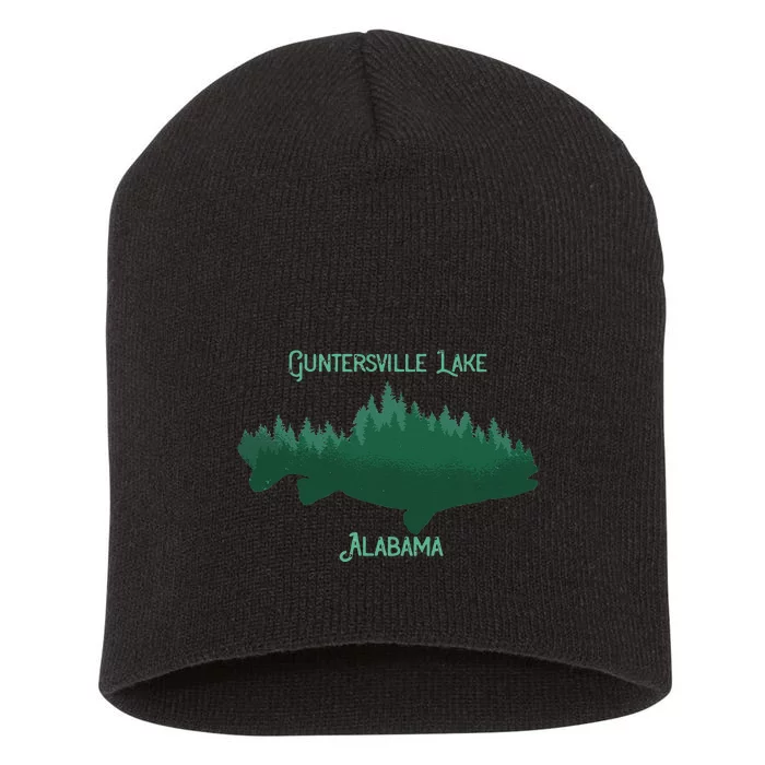 Guntersville Lake Alabama Souvenir Short Acrylic Beanie