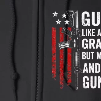 Gunpa Like A Normal Grandpa But More Fun And Owns Guns Gift Full Zip Hoodie