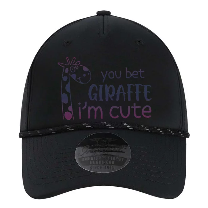 Giraffe Lover And Cool You Bet Giraffe IM Cute Performance The Dyno Cap