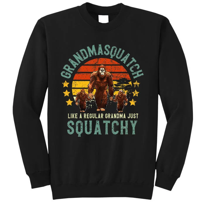 Grandmasquatch Like A Grandma Just Way More Squatchy Mother Sweatshirt