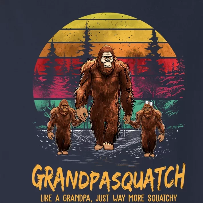 Grandpasquatch Like A Grandpa Just Way More Squatchy Funny Toddler Long Sleeve Shirt