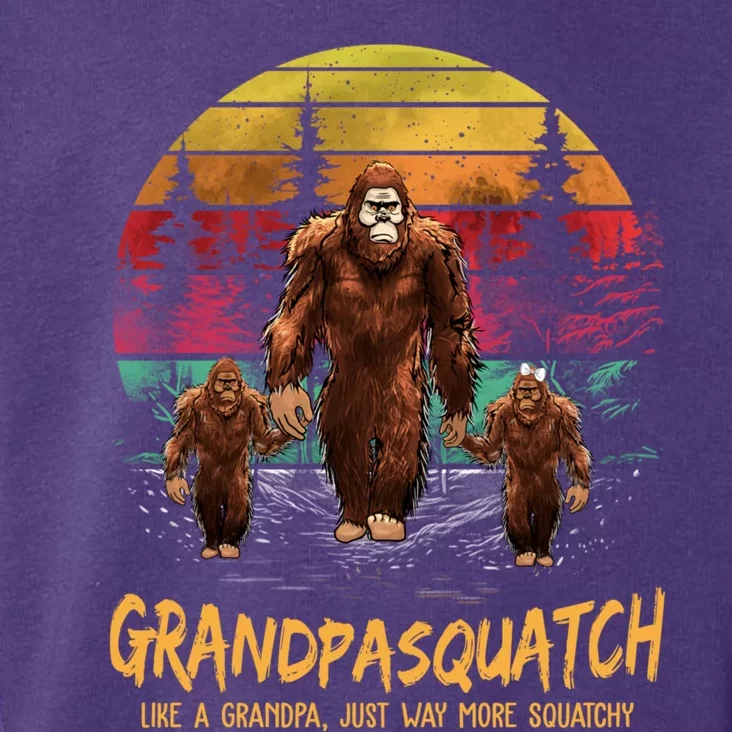 Grandpasquatch Like A Grandpa Just Way More Squatchy Funny Toddler Hoodie