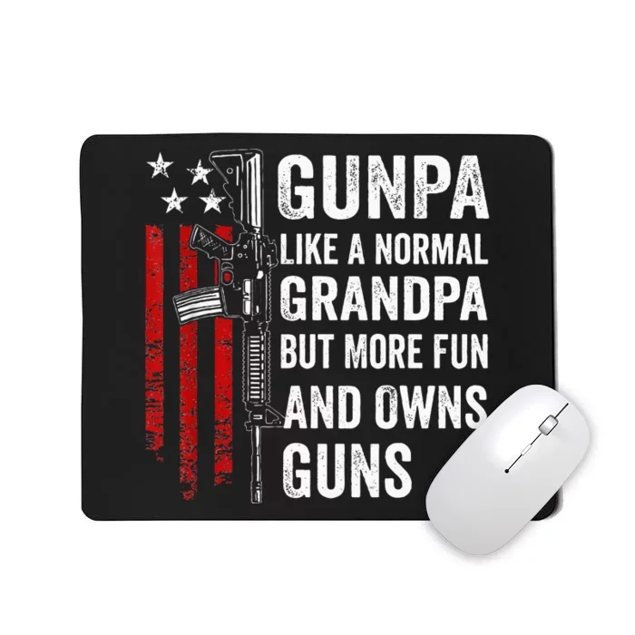 Gunpa Like A Normal Grandpa But More Fun And Owns Guns Mousepad