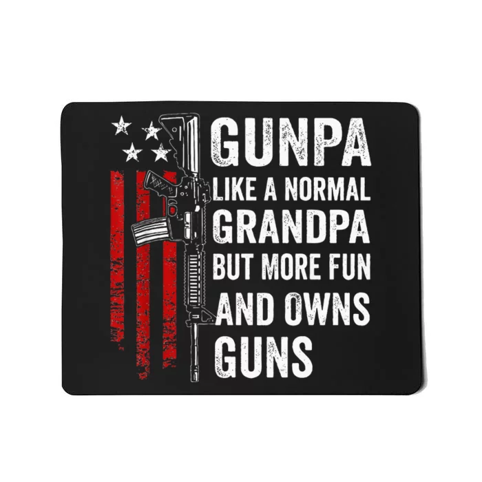 Gunpa Like A Normal Grandpa But More Fun And Owns Guns Mousepad