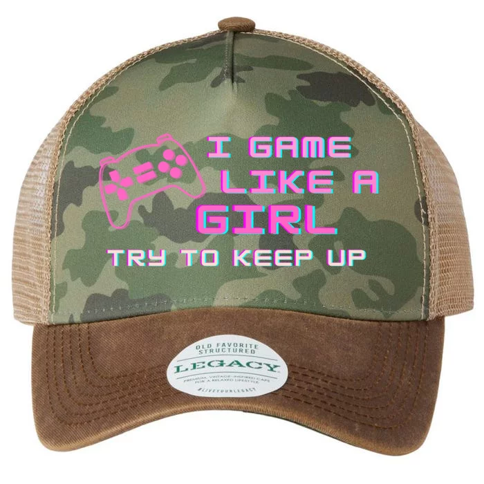 Game Like A Cute Gift Legacy Tie Dye Trucker Hat