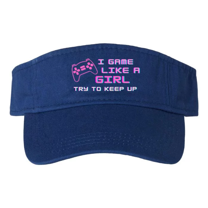 Game Like A Cute Gift Valucap Bio-Washed Visor