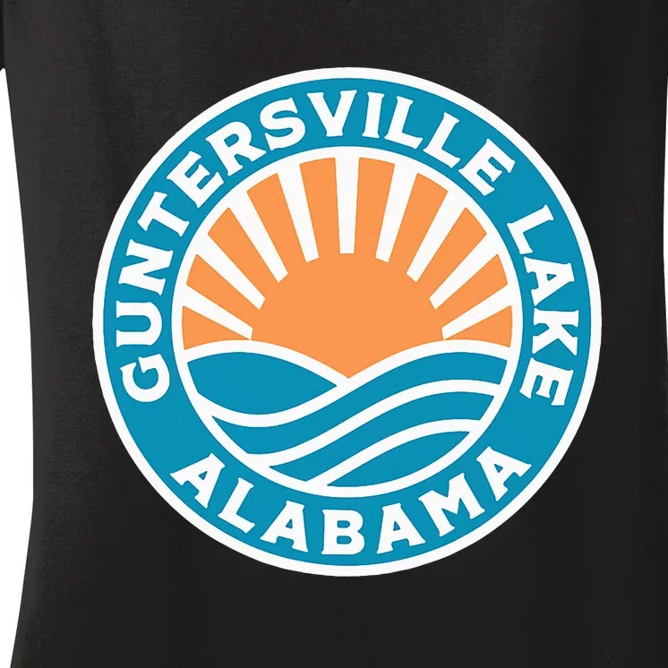 Guntersville Lake Alabama Women's V-Neck T-Shirt