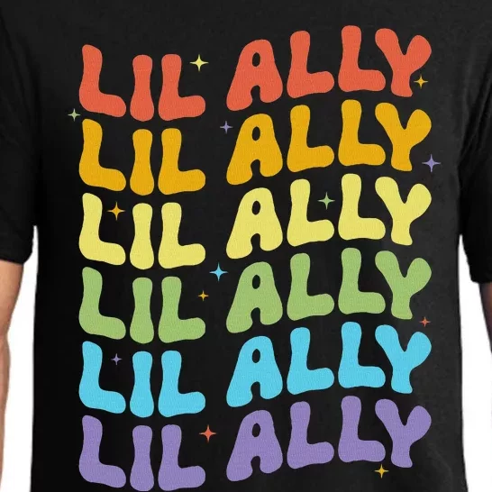 Groovy Lil Ally Lgbtq Equality Gay Pride Month Pajama Set