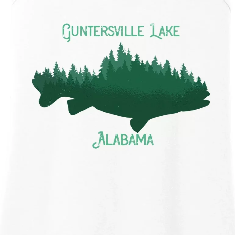 Guntersville Lake Alabama Souvenir Ladies Essential Tank