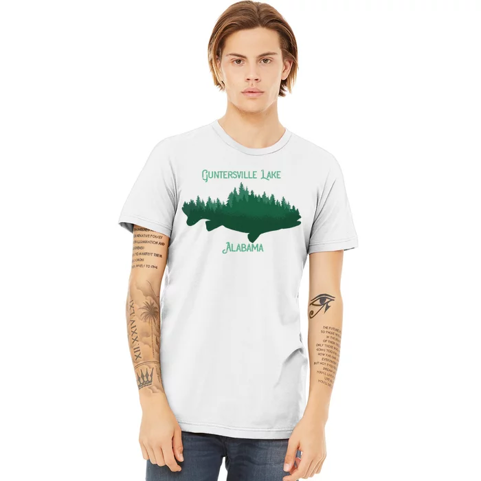 Guntersville Lake Alabama Souvenir Premium T-Shirt