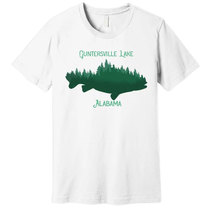 Guntersville Lake Alabama Souvenir Premium T-Shirt