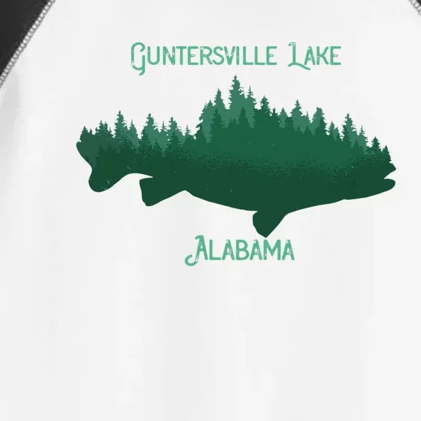 Guntersville Lake Alabama Souvenir Toddler Fine Jersey T-Shirt