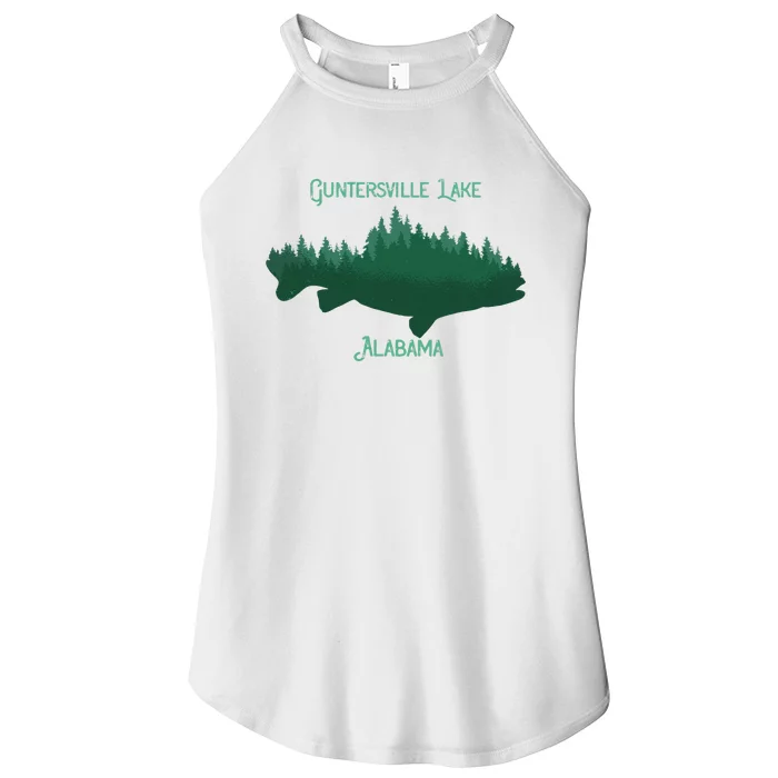 Guntersville Lake Alabama Souvenir Women’s Perfect Tri Rocker Tank