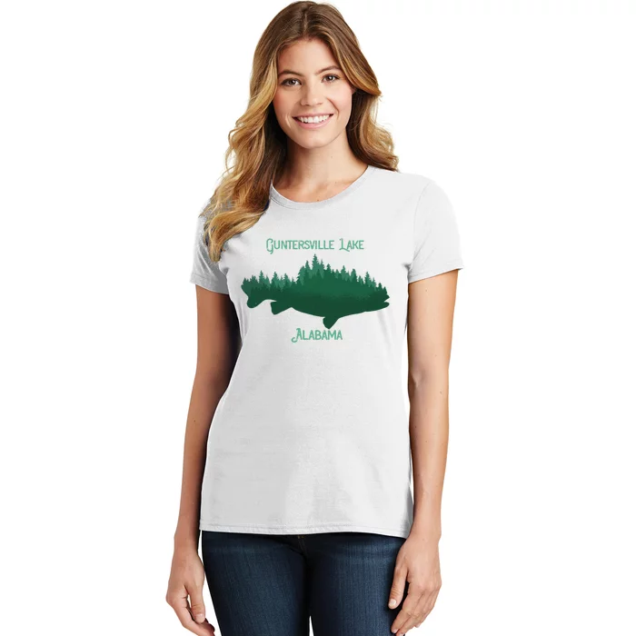 Guntersville Lake Alabama Souvenir Women's T-Shirt