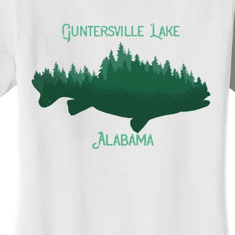 Guntersville Lake Alabama Souvenir Women's T-Shirt