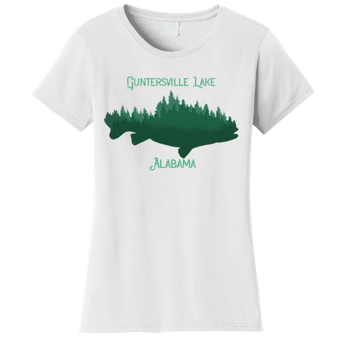 Guntersville Lake Alabama Souvenir Women's T-Shirt