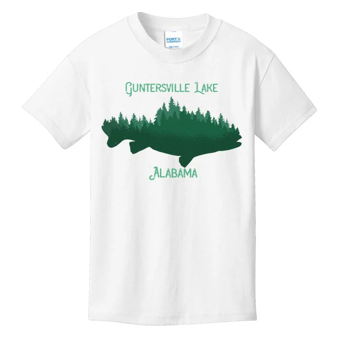 Guntersville Lake Alabama Souvenir Kids T-Shirt