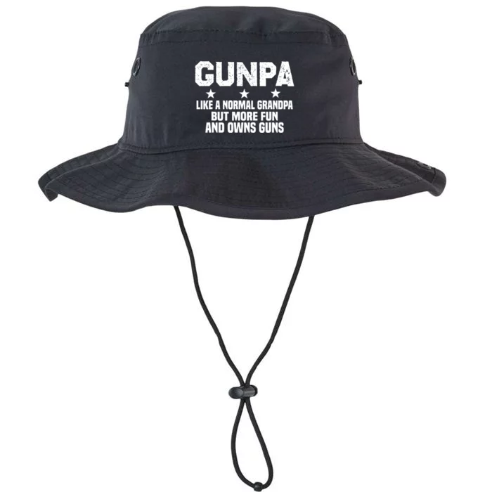 Gunpa Like A Normal Grandpa But More Fun And Owns Guns Legacy Cool Fit Booney Bucket Hat