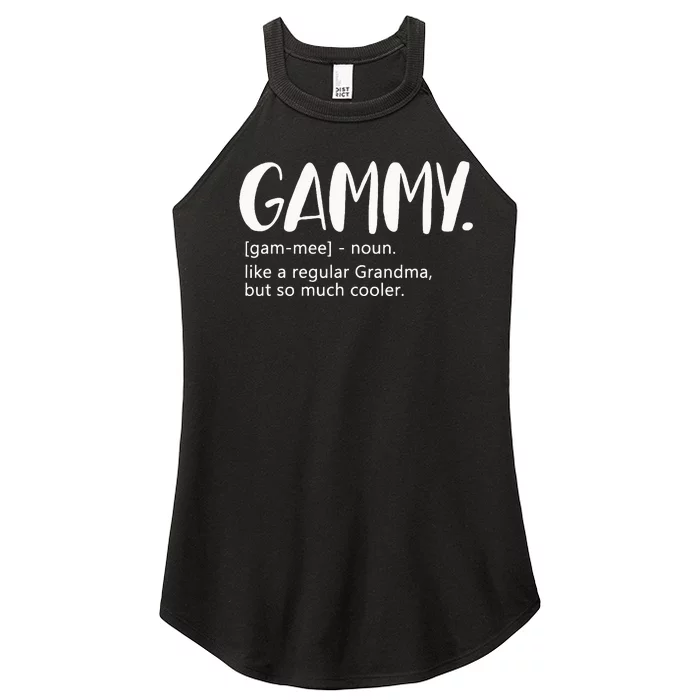 Gammy Like A Regular Grandma But Cooler Mothers Day Gammy Women’s Perfect Tri Rocker Tank