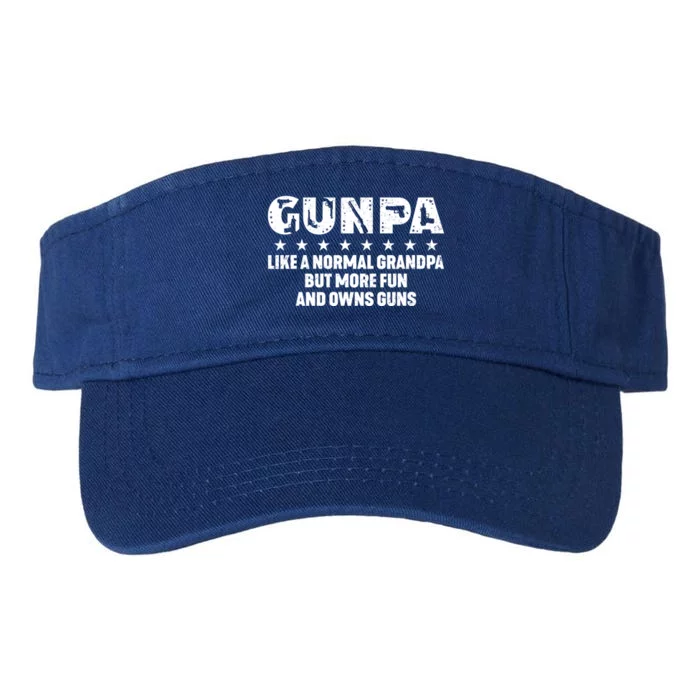 Gunpa Like A Normal Grandpa But More Fun And Owns Guns Valucap Bio-Washed Visor