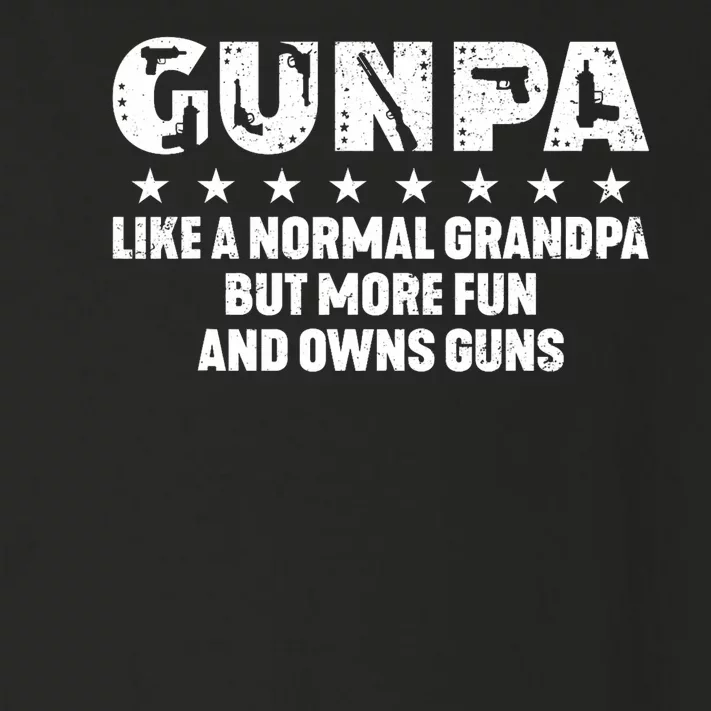 Gunpa Like A Normal Grandpa But More Fun And Owns Guns Toddler Long Sleeve Shirt