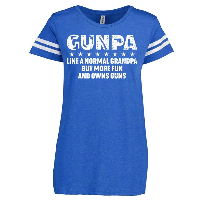 Gunpa Like A Normal Grandpa But More Fun And Owns Guns Enza Ladies Jersey Football T-Shirt