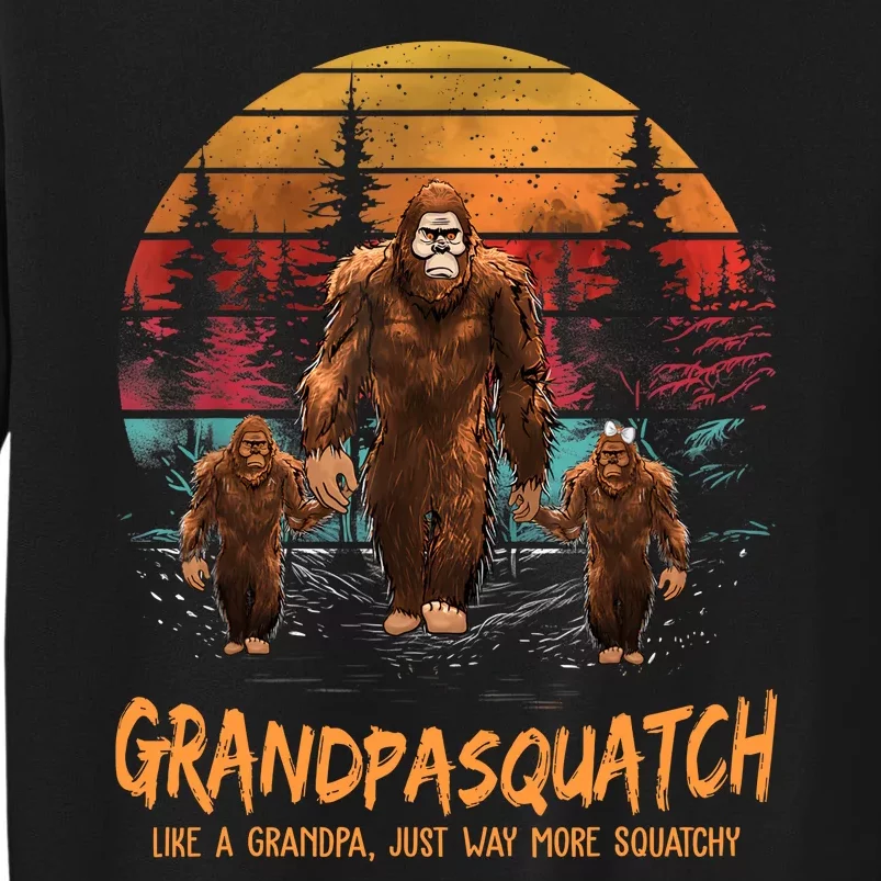 Grandpasquatch Like A Grandpa Just Way More Squatchy Retro Sweatshirt