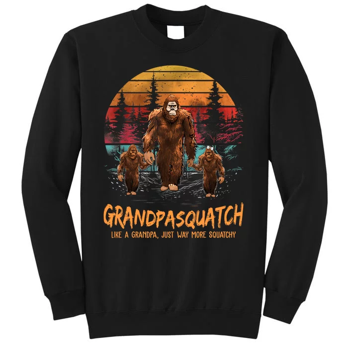 Grandpasquatch Like A Grandpa Just Way More Squatchy Retro Sweatshirt