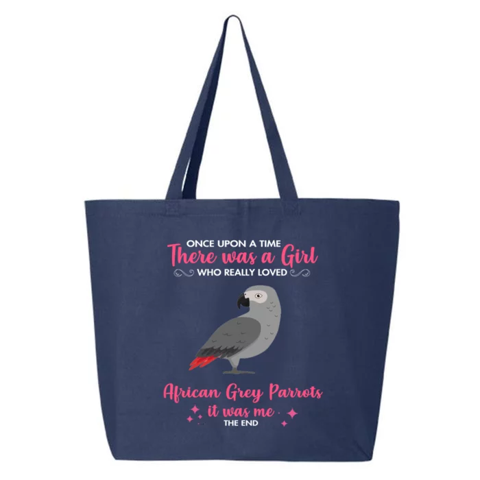 Girl Loves African Grey Parrot Dog Gift Mom Great Gift 25L Jumbo Tote