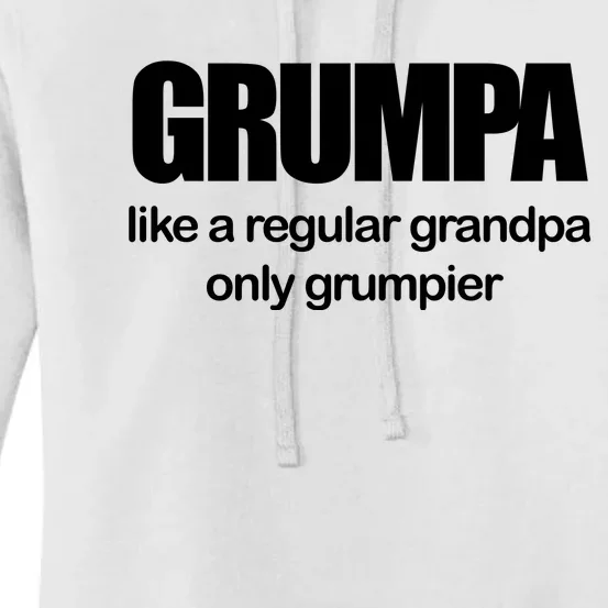 Grumpa Like A Regular Grandpa Only Grumpier Women's Pullover Hoodie