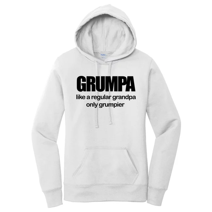 Grumpa Like A Regular Grandpa Only Grumpier Women's Pullover Hoodie