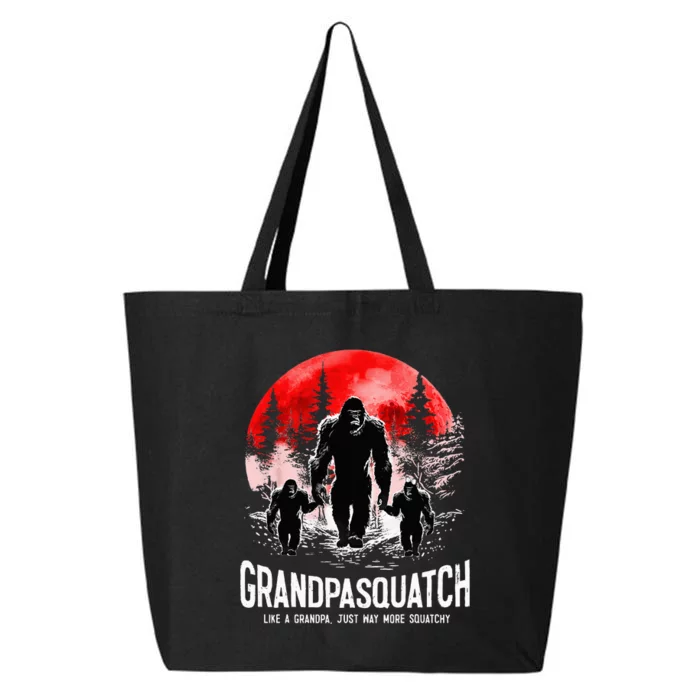 Grandpasquatch Like A Grandpa Just Way More Squatchy Funny 25L Jumbo Tote