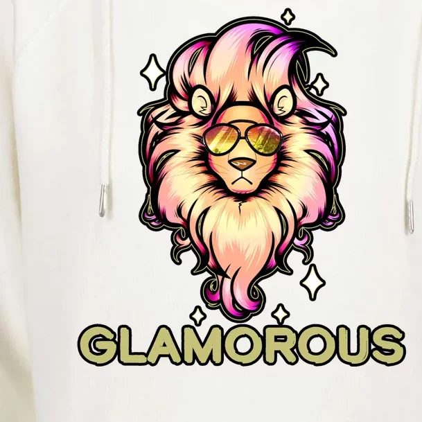 Glamorous Lion Womens Funnel Neck Pullover Hood