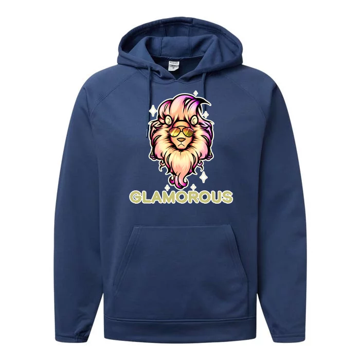 Glamorous Lion Performance Fleece Hoodie