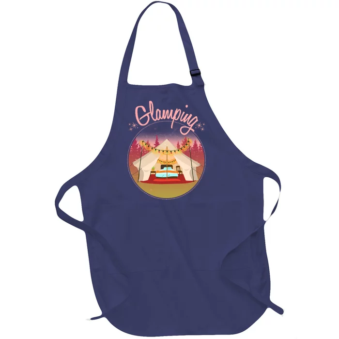 Glamping Fancy Camping Full-Length Apron With Pocket