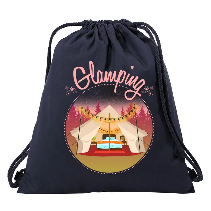 Glamping Fancy Camping Drawstring Bag