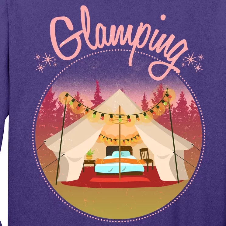 Glamping Fancy Camping Long Sleeve Shirt