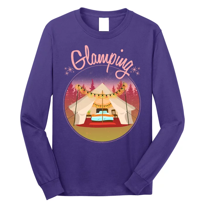 Glamping Fancy Camping Long Sleeve Shirt