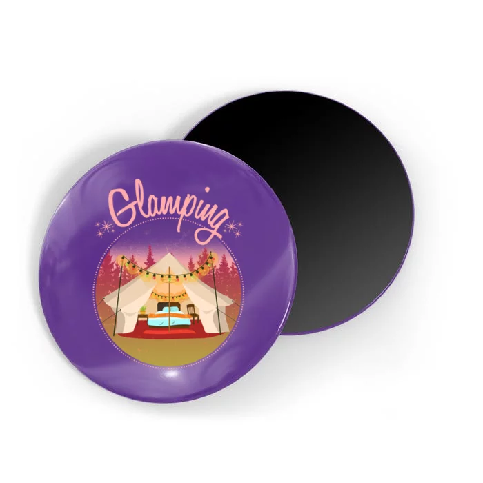 Glamping Fancy Camping Magnet