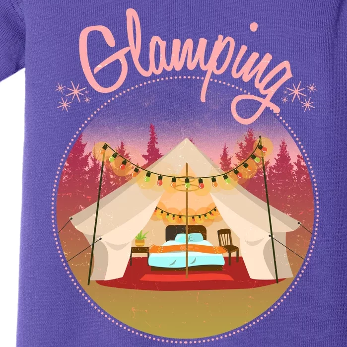 Glamping Fancy Camping Baby Bodysuit