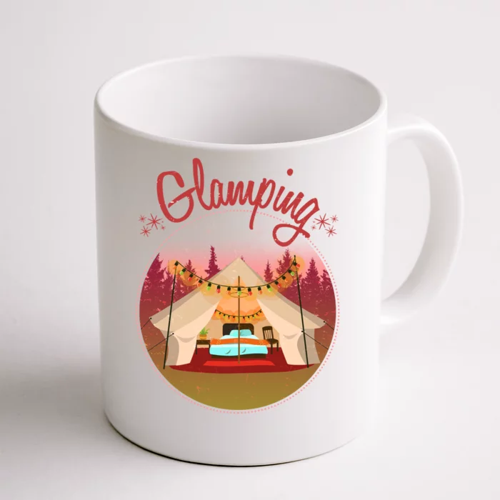 Glamping Fancy Camping Front & Back Coffee Mug