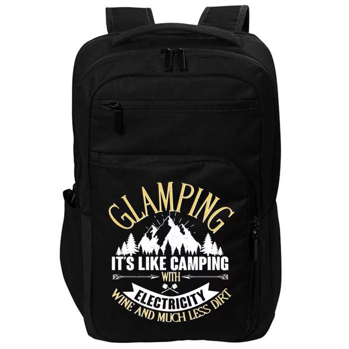 Glamping It's Like Camping with Electricity Impact Tech Backpack