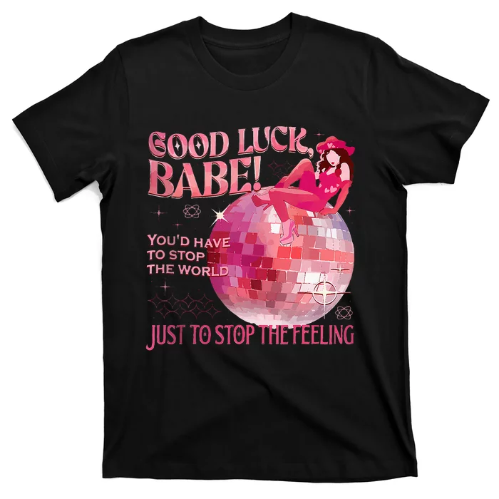 Good Luck Babe Cowgirl Western Vintage Pony Club T-Shirt